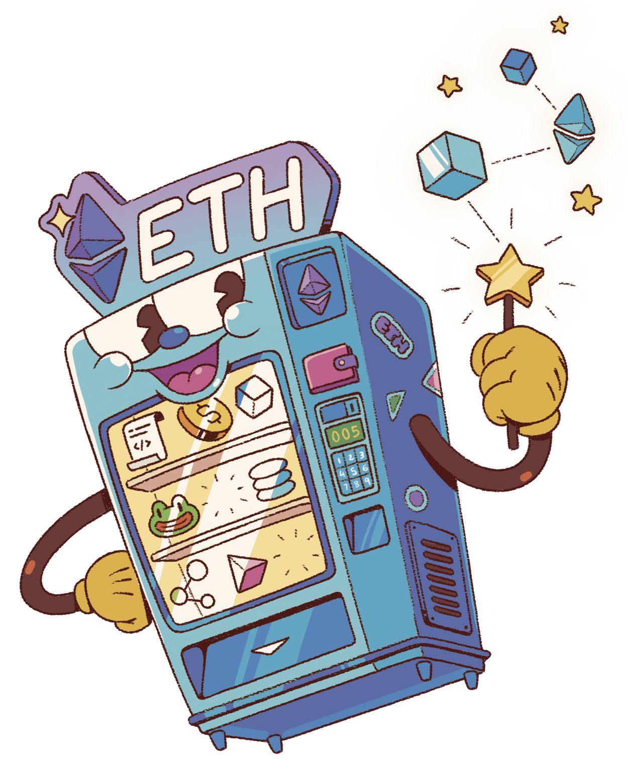 Ethereum Vending Machine illustration